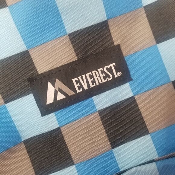 EVEREST NYLON BACKPACK. BLUE CHECKED. - Picture 7 of 14
